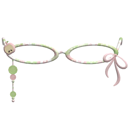 ♡ Igari Mori Kei Cutesy Coquette Green Glasses