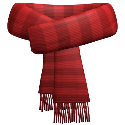 Red Striped Christmas Scarf