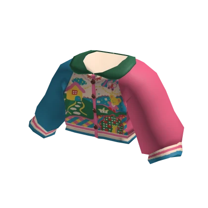 kidcore decora harajuku colourful cardigan sweater