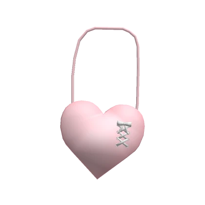 Heart Purse White/Pink