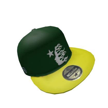 Hellstar Green/Yellow Fitted Cap 