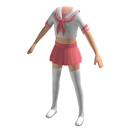 Pink Anime Uniform Costume