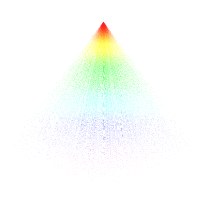 Rainbow Body Spot Light Halo Aura
