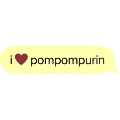 [⏳] i heart pompompurin sanrio Text