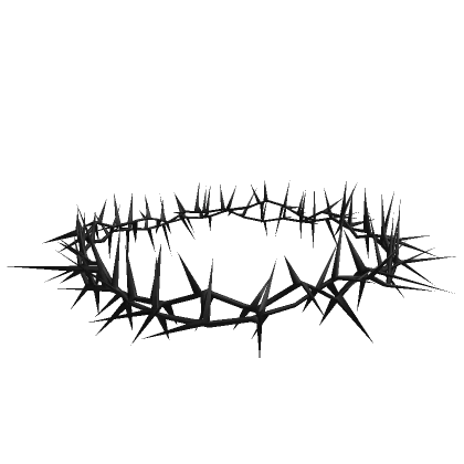 Barbed Wire Crown - Black