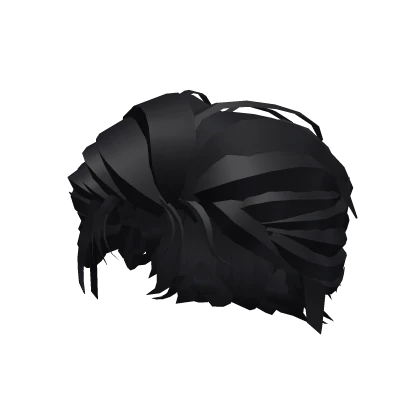 Messy Flow Hair in Black