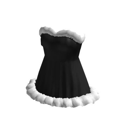 Sleeveless Santa Dress Black