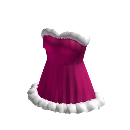 Sleeveless Santa Dress Pink