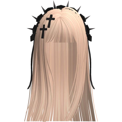 Goth Hair w/ Lace Headband (Blonde)