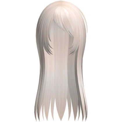 long emo scene bangs hair in blonde