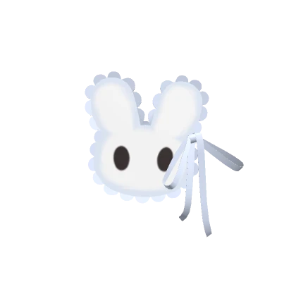 Soft Blue Bunny Hairclip