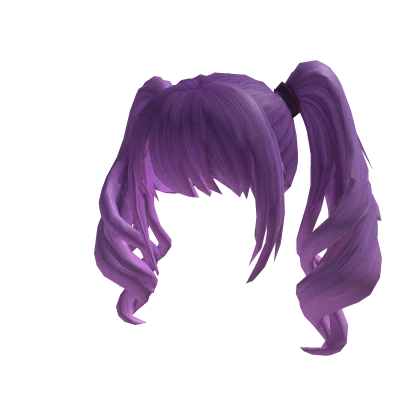 [🗼] Harajuku Purple Curled Hair