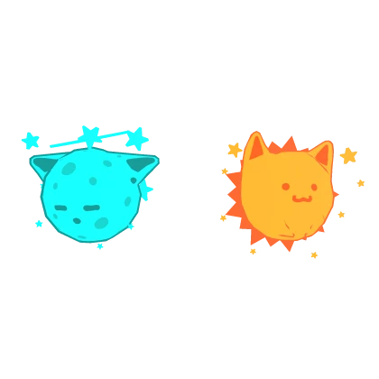 Sun and Moon Cats