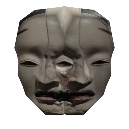 Cursed Horror Japanese Kabuki Noh Mask