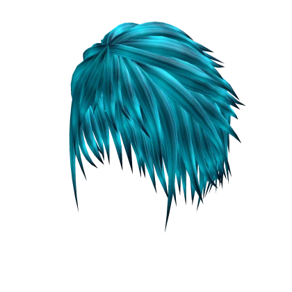 Cyan Scene Spiky Slick Back Hair