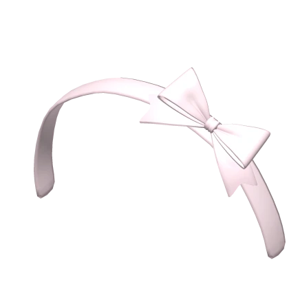 ♡ pink headband with bow