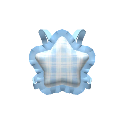 Star Ruffled Pillow Tiny Backpack [Blue]