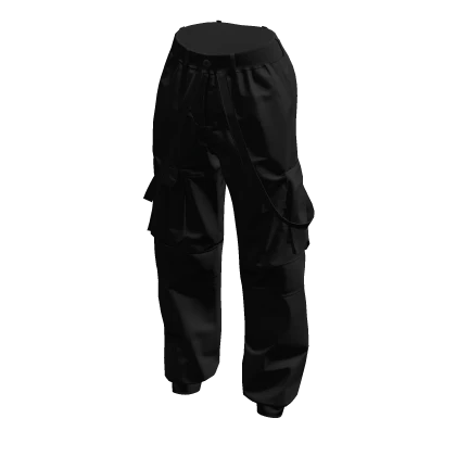 Black Techwear Cargos