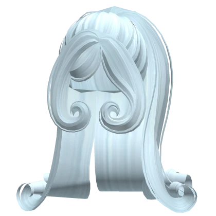Iconic Diva Flipped Curls in Light Blue