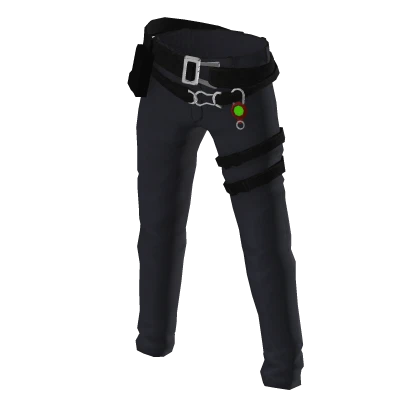 Black police pants