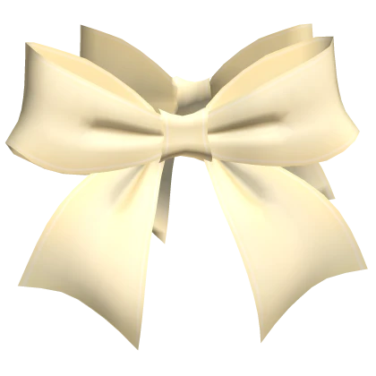 Pastel Yellow Stylish Cute Side Hair Bow Ribbons