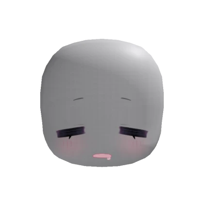 眠い sleepy chibi face