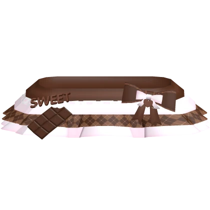 ┊♡ ꒱ cute pink sweet neapolitan chocolate skirt