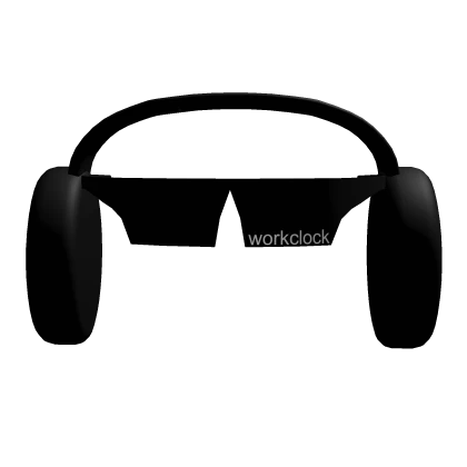 Black WorkClock Shades Headphones 2.0