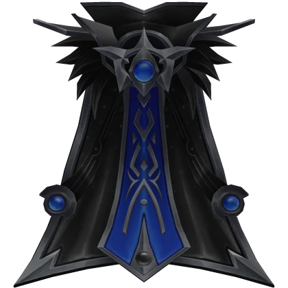 Valorous Blue Champion's Cape