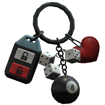 y2k trendy keychain