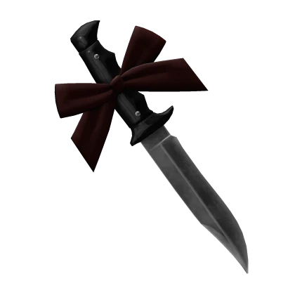 cutesy morute knife with red bow (waist) 