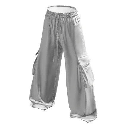 Baggy Pants - White