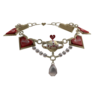 Lovestruck Bejeweled Ruby Necklace