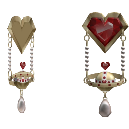 Lovestruck Bejeweled Ruby Earrings