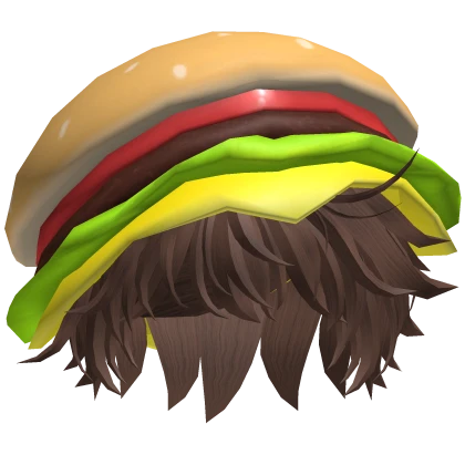 Fluffy Messy Burger Hat Hair 🍔