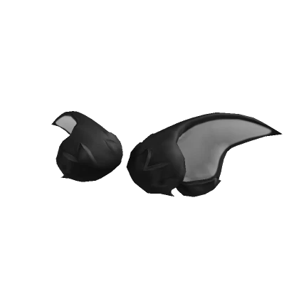 Black Manokit Fursuit Ears