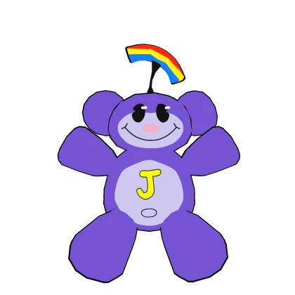 Jatxiel Rainbow Monkey Plush 💛 💜 🐵 🌈