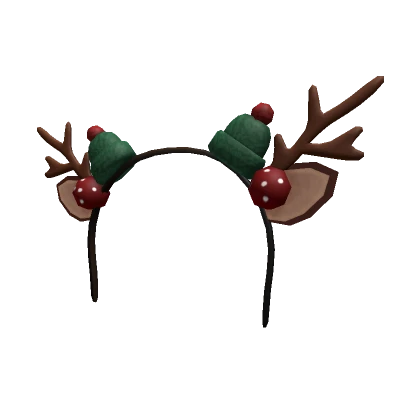 Christmas Hat & Antler Headband