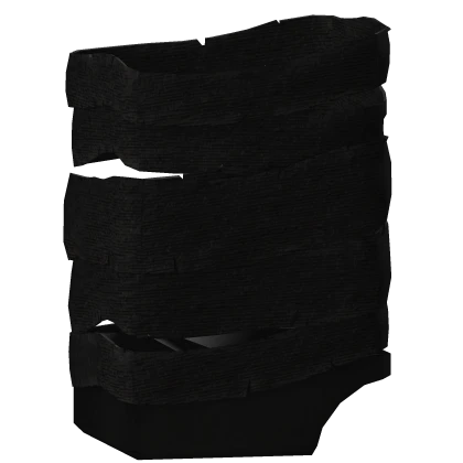 [R] R6 Worn Arm Bandages & Glove (Black)