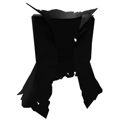 Worn and Torn Black Suit