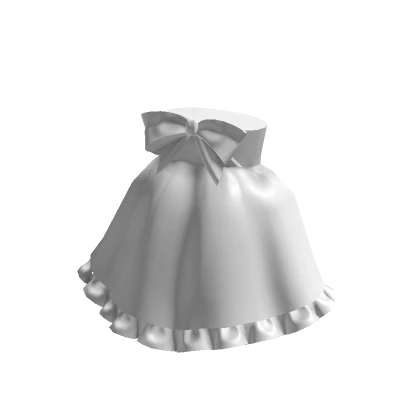 Bow Doll Dress- White