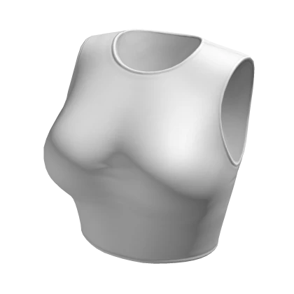 Crop Top White Basic Tight Baby Baddie Tee Shirt