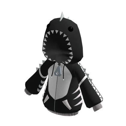 🌙 Dinosaur Jacket Black White