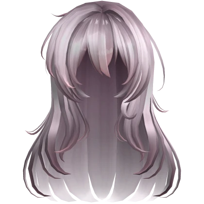 Long Fluffy Layered Anime Hair Tei - Lavender Low