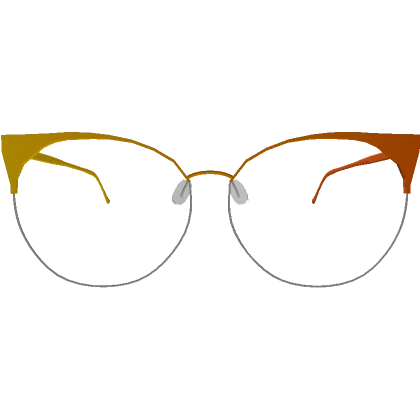 Fiery Cat-Eye Glasses