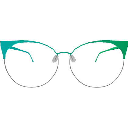 Seafoam Cat-Eye Glasses