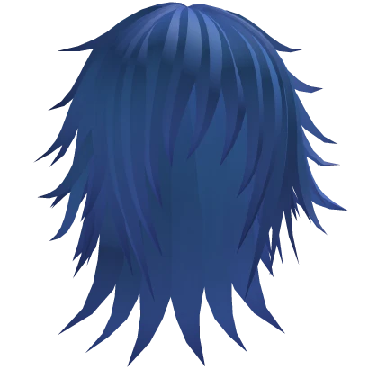 Messy Long Scene Hair (Blue)