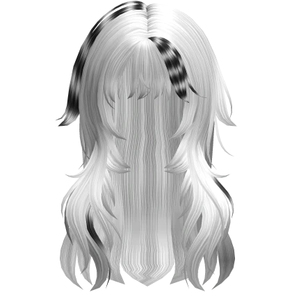 ♡ white messy cute scene anime girl hair