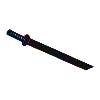 Rainbow Cartoony Katana (Waist)
