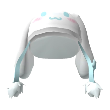 Big fluffy Cinnamoroll hat with long ears beanie